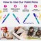 PINTAR Acrylic Paint Markers Medium Point - Medium Point Paint Markers - Acrylic Paint Markers Set - Acrylic Paint Pens for Rock Painting, Wood, Glass, Leather, Shoes - Pack of 14, 5.0 mm